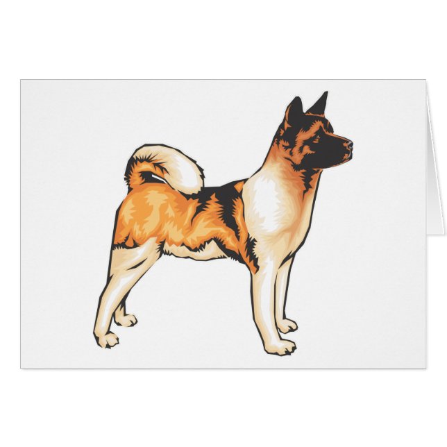 Japonés Akita (Anverso (Horizontal))