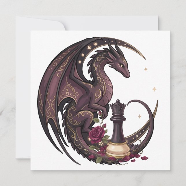 Jaque mate de ajedrez de dragón  (Anverso)
