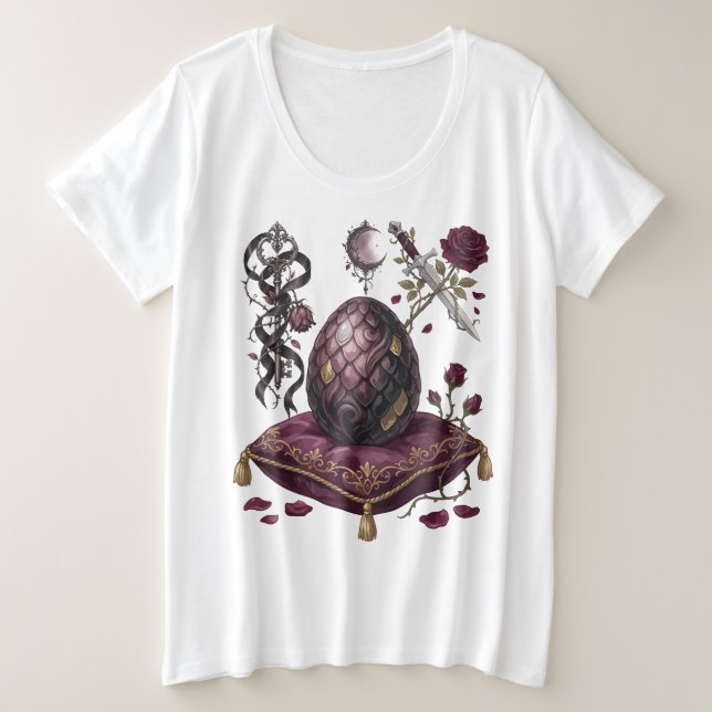 Jaque mate de ajedrez de dragón gótico (Anverso del diseño)