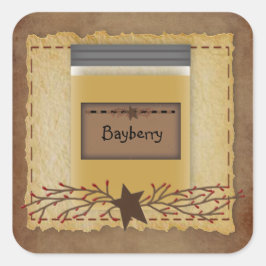 Jar Candle Personalizado Scent Pegatina