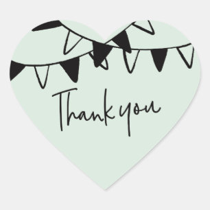 Jar / Spice Gracias Pegatina en blanco Etiqueta X