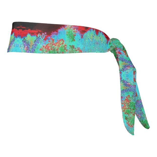 Jardín abstracto colorido con puesta de sol de Cri (Girar 90)