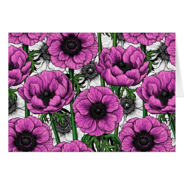 Jardín anémico rosa (Anverso (Horizontal))