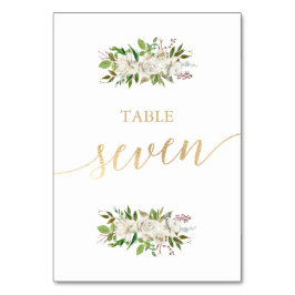 Jardín Antiguo | TARJETA DE TABLA DE ORO BODA flor