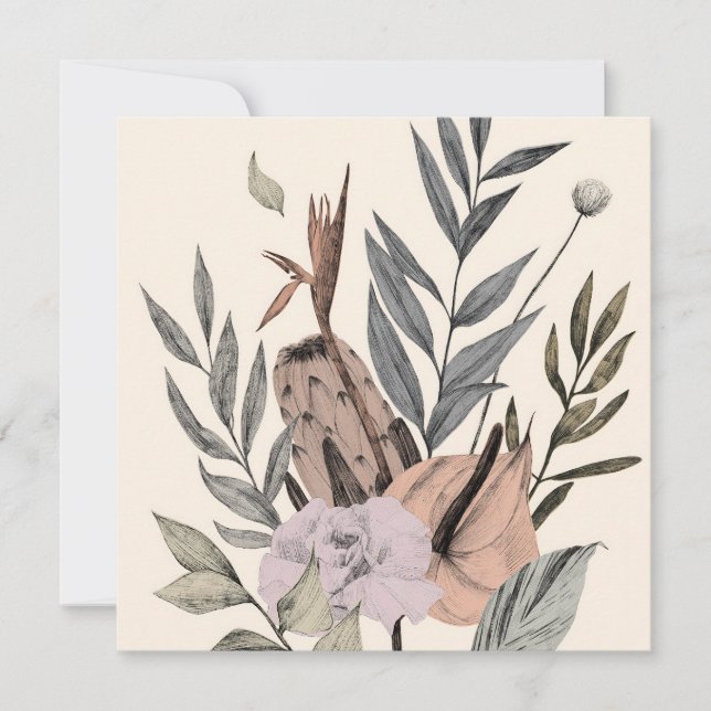 Jardín Botánico Boho - Ilustracion floral (Anverso)