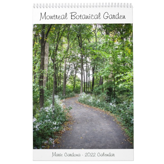 Jardín Botánico de Montreal - Calendario 2022 (Tapa)