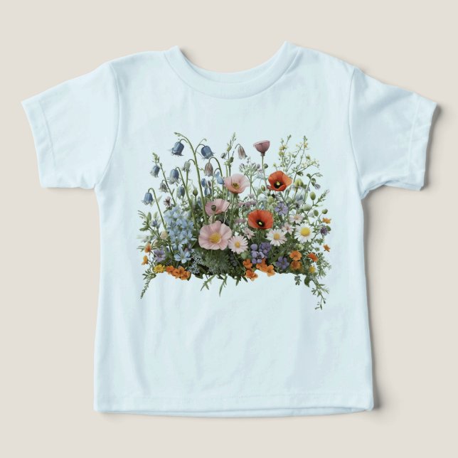jardín botánico de pradera de flores silvestres (Diseño delantero )