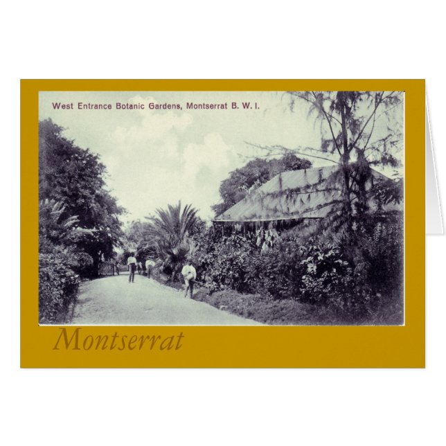 Jardín botánico, Montserrat (Anverso (Horizontal))