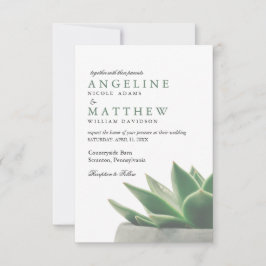 Jardín Botánico Suculento| Invitación a la boda