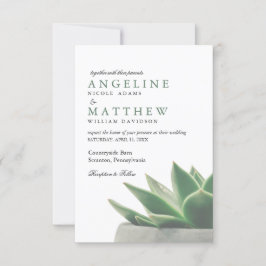 Jardín Botánico Suculento| Invitación a la boda
