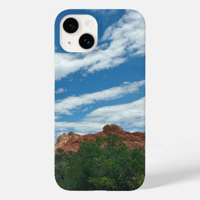Jardín Colorado de los dioses Funda de iPhone 14 (Reverso )