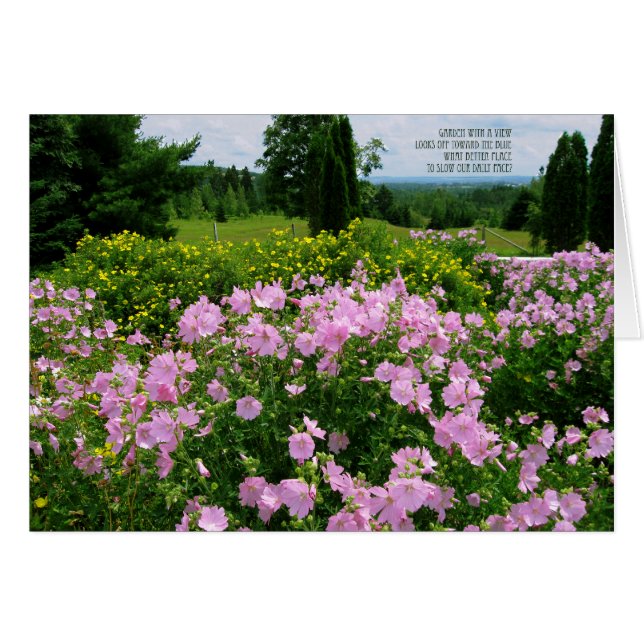 Jardín con vistas (Anverso (Horizontal))
