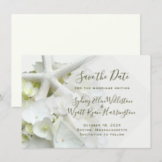 Jardín costero Salven la Invitación Boda de fecha