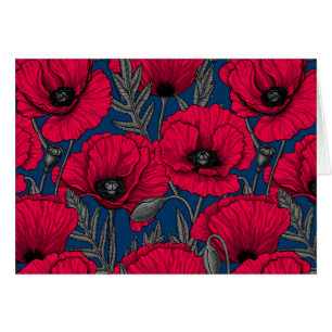 Jardín de adormidera nocturno