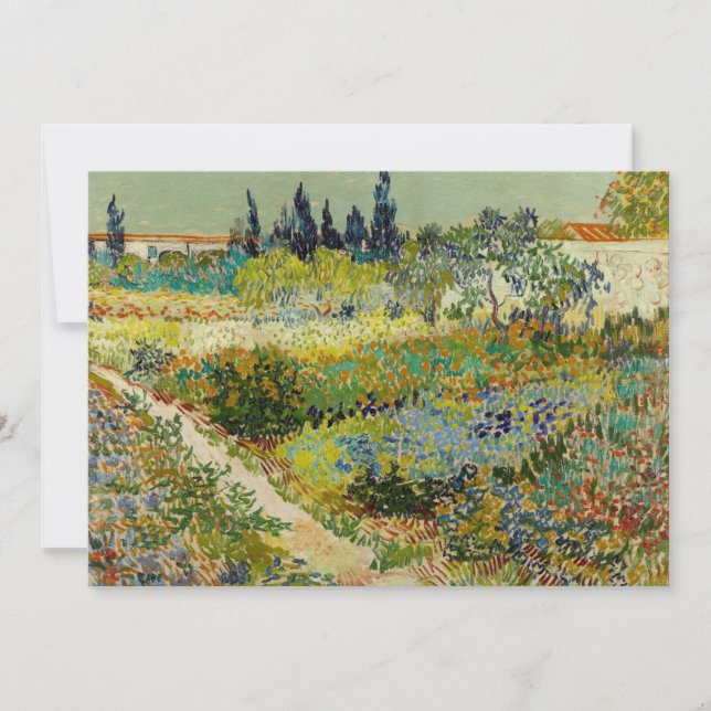 Jardín de Arles | Vincent van Gogh (Anverso)