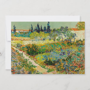 Jardín de Arles   Vincent van Gogh