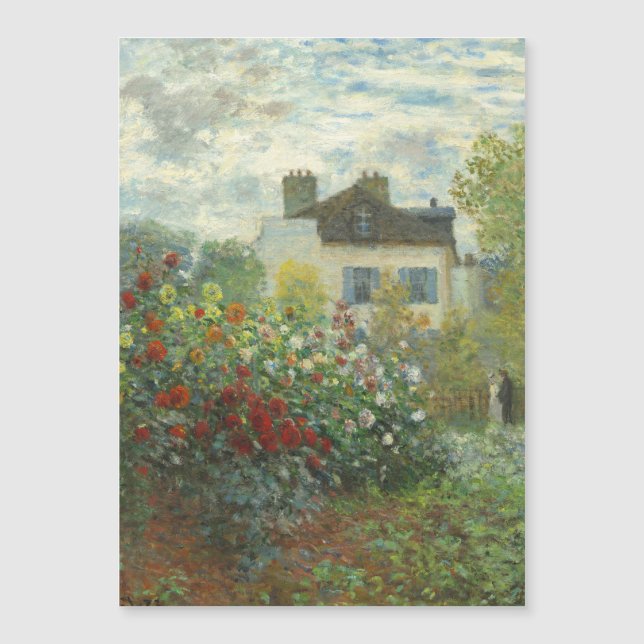 Jardín de artistas monet en pintura argentina (Anverso)