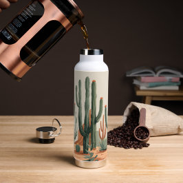 Jardín de Cactus del Desierto | Botella de Agua de