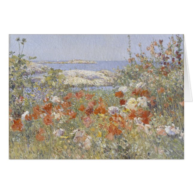 Jardín de Celia Thaxter por Frederick Childe Hassa (Anverso (Horizontal))