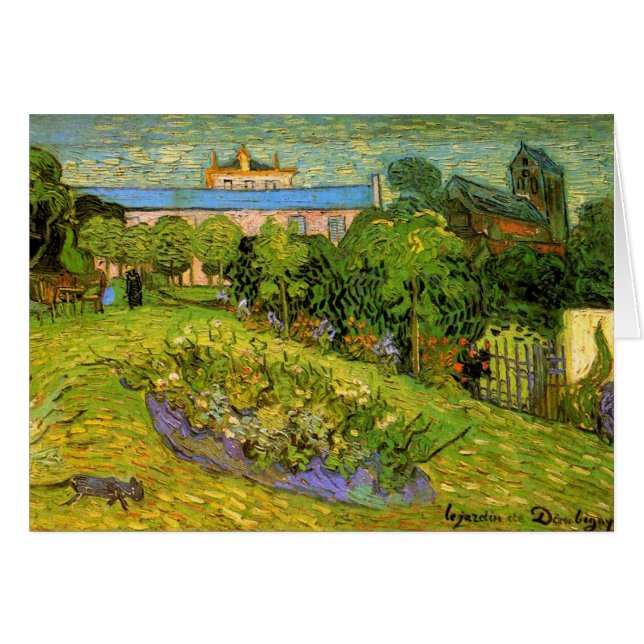 Jardín de Daubigny por Vincent van Gogh, Le Jardin (Anverso (Horizontal))