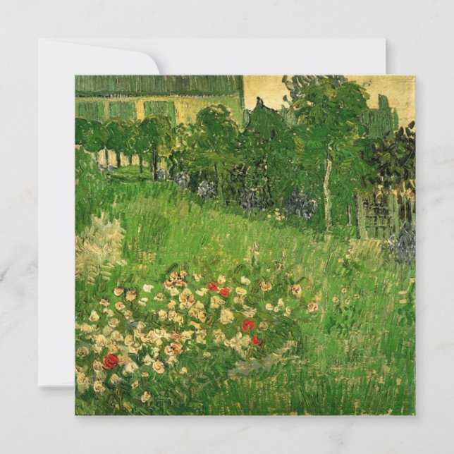 Jardín de Daubigny por Vincent van Gogh, Le Jardin (Anverso)