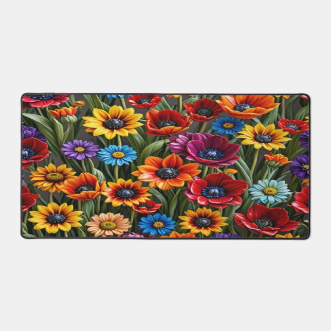 Jardín de Flores de Vidrio - Alfombrilla de Escrit (Anverso)
