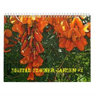 Jardín de flores digitales del calendario #2