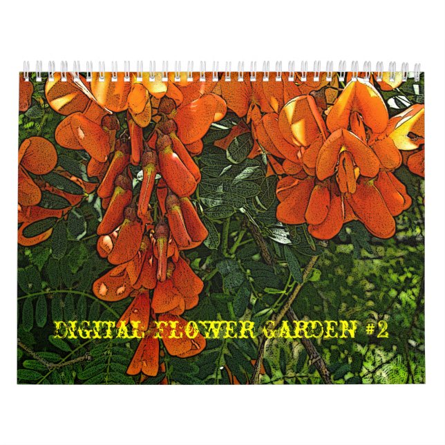 Jardín de flores digitales del calendario #2 (Tapa)