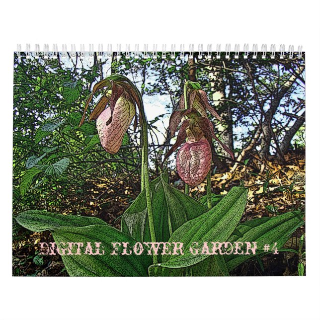 Jardín de flores digitales del calendario #4 (Tapa)