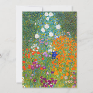 Jardín de flores   Gustav Klimt