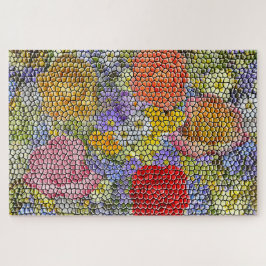 Jardín de flores PhotoMosaic Jigsaw Puzzle
