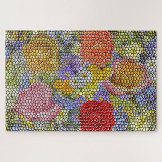 Jardín de flores PhotoMosaic Jigsaw Puzzle