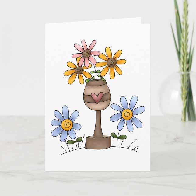 Jardín De Flores Tarjetas De Saludo (Subido por el creador)