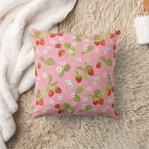 Jardín de Fresas Frescas Almohadas