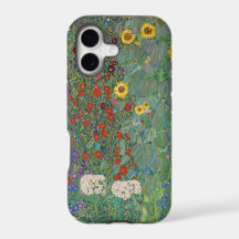 Jardín de granja de Klimt con girasoles