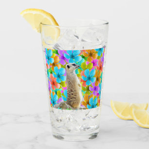 Jardín de juegos: Meerkat en medio de flores trico