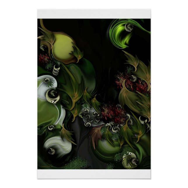 "Jardín de la paciencia" Poster brillante (Anverso)