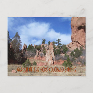JARDÍN DE LA tarjeta DIOS-COLORADO SPRINGS-Post