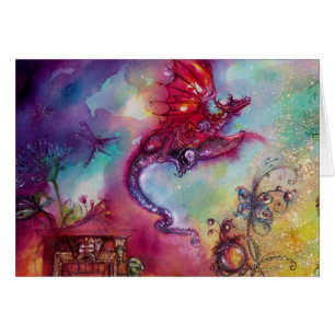 JARDÍN DE LAS SOMBRAS PERDIDAS -DRAGÓN ROJO VOLADO
