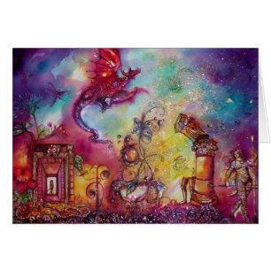 JARDÍN DE LAS SOMBRAS PERDIDAS -DRAGÓN ROJO VOLADO
