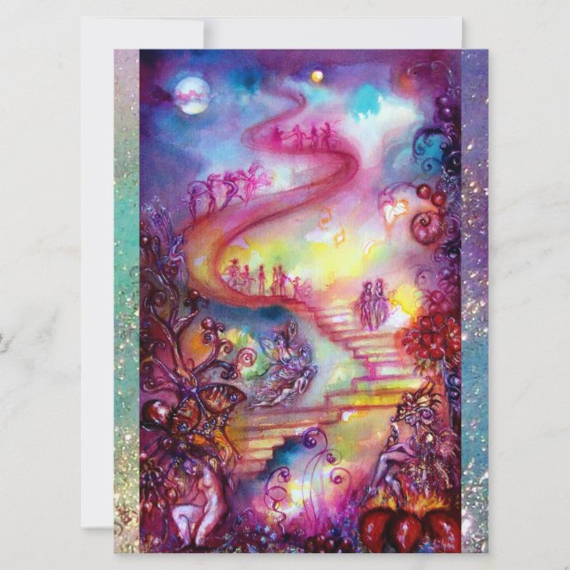 JARDÍN DE LAS SOMBRAS PERDIDAS, ESCALONES MÍSTICAS (Anverso)