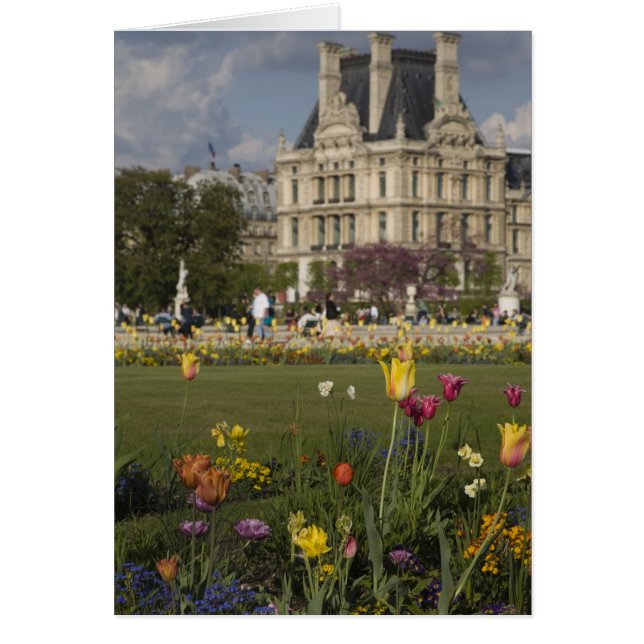 Jardín de las Tullerías, Louvre, París, Francia (Frente)