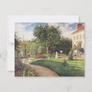 Jardín de Les Mathurins en Pontoise de Pissarro