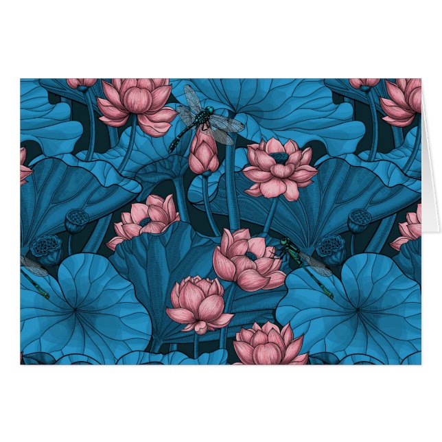 Jardín de lotos nocturnos (Anverso (Horizontal))