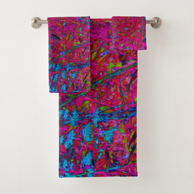 Jardín de Magenta de Flores Psicodélico Lirio Púrp (In situ)