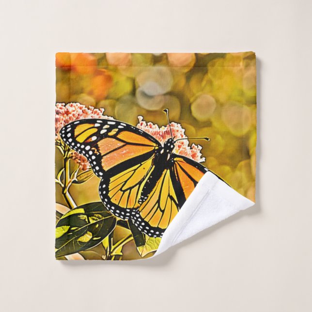 Jardín de Mariposas Monarca Arte (Toallita)