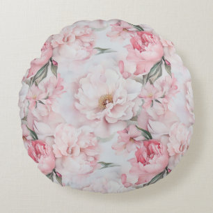 Jardín de Peonías Vintage Almohada de Cama – Suave