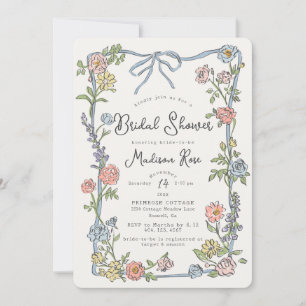 Jardín de primavera Fiesta Pastel Floral Bridal Sh