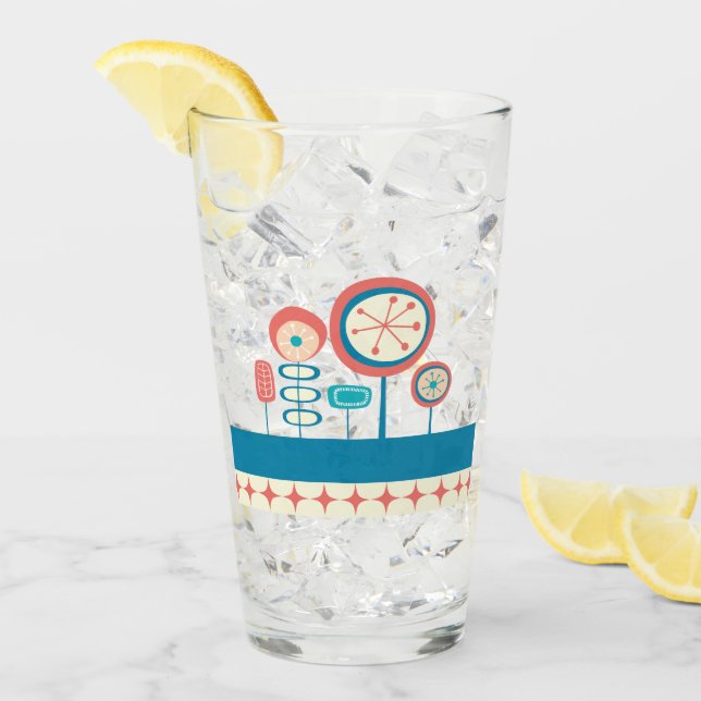 Jardín de primavera moderno de mediados del siglo  (Anverso (hielo))