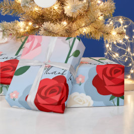 Jardín de Rosas Vintage - Papel de Regalo